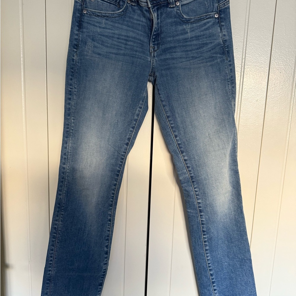 G-Star Women's Straight Leg Blue Jeans